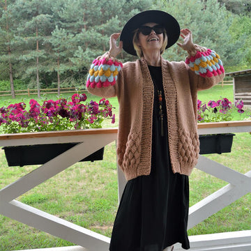 Colored Bubbles Cardigan