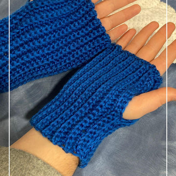 Beginner Fingerless Gloves