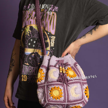 Sun and Moon Crossbody Bag