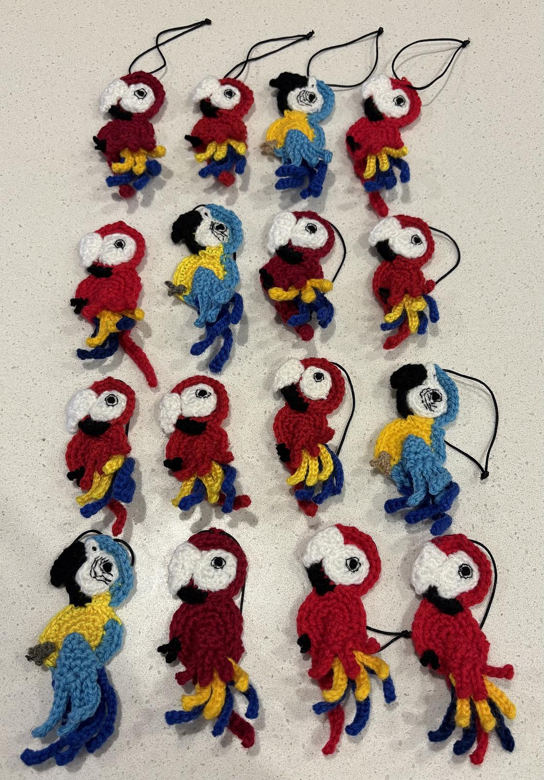 Macaw Parrot Applique