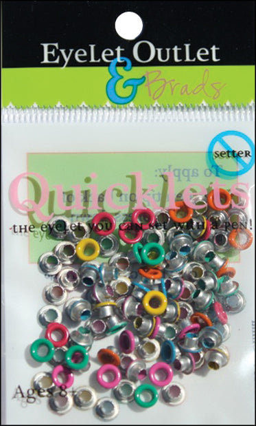 Eyelet Outlet Quicklets Round 84/Pkg - Summer 2