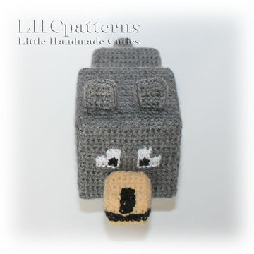 Minecraft Wolf Dog Crochet Pattern
