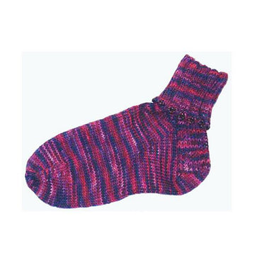 Beaded Cuff Sock