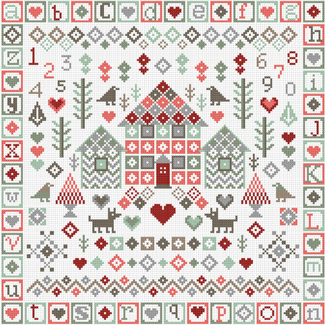 Riverdrift House House in the Woods - 30cm (12in) square