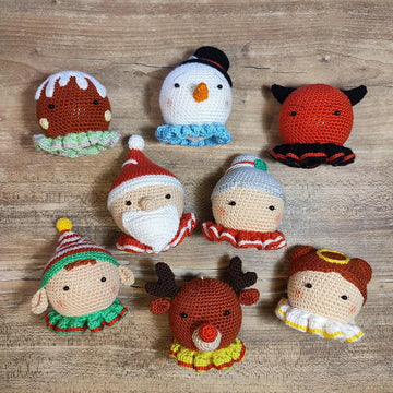 Christmas Crochet Bauble Set