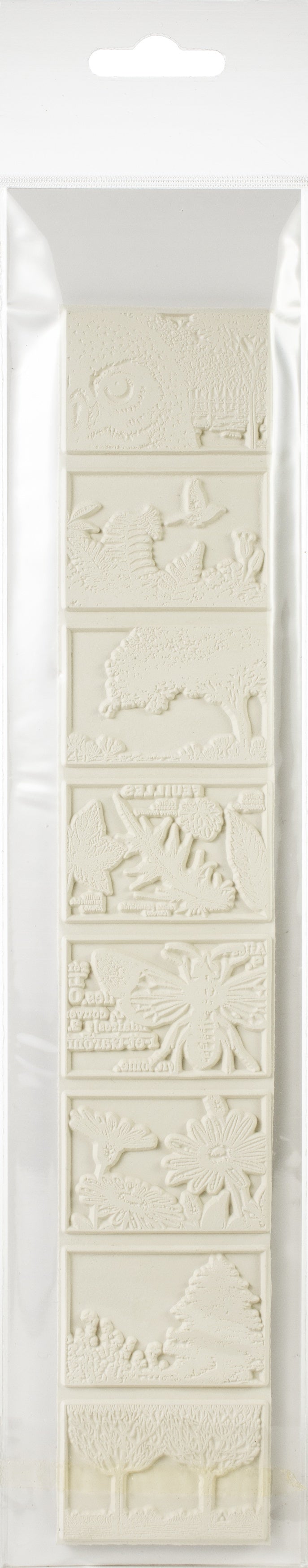 Carabelle Studio Carabella Studio Cling Stamp Edge 2"X11.5" - Outdoors In The Open Air
