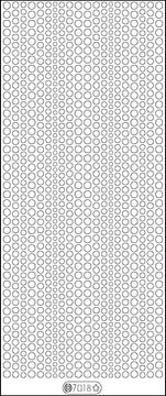 Elizabeth Craft Designs Elizabeth Craft Glitter Dots Assorti Peel-Off Stickers - Turquoise