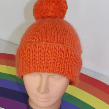 Toddler & Child Simple Aran Bobble Beanie Hat