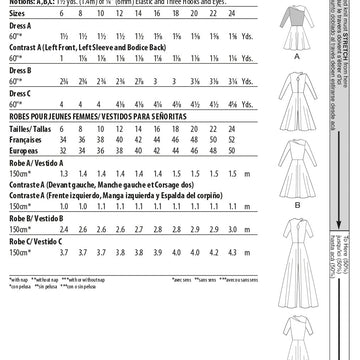 McCall's Misses' Dresses M8238 - Sewing Pattern