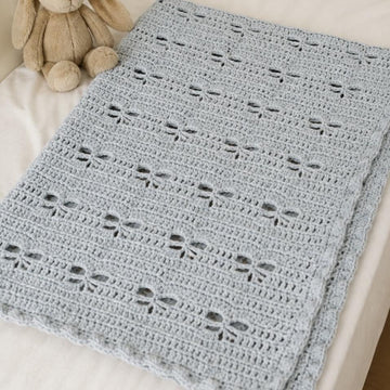 Dragonfly Crochet Blanket
