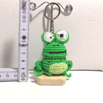 Frog Amigurumi Keychain