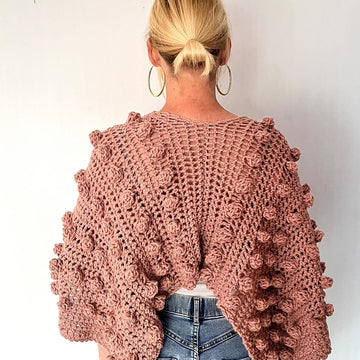 Oversized Popcorn Poncho