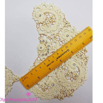 Detachable lace collar "Olga"