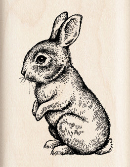 Inkadinkado Mounted Rubber Stamp 2.25"X1.75" - Baby Bunny