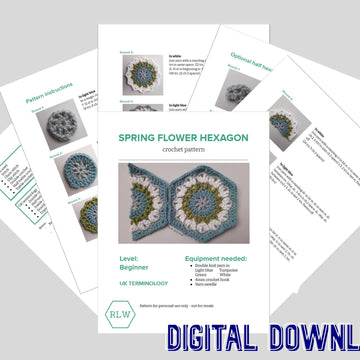 Spring Flower hexagon