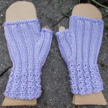 Fancy Ribbed Mitts