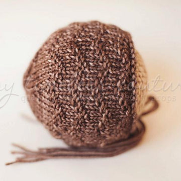 Chevron Ripples Newborn Bonnet