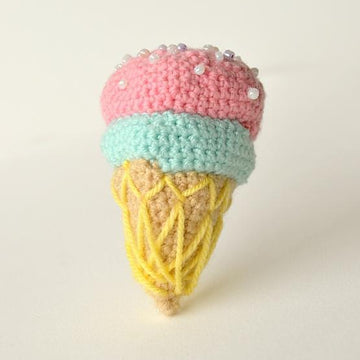 Ice Cream Crochet Pattern, Ice Cream Amigurumi, Food Crochet Pattern, Food Amigurumi