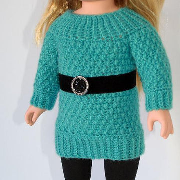 Cobblestones Sweater Dress for 18" dolls