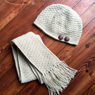 Au Naturale Hat & Scarf Set