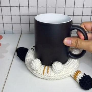 Kiwi Cat Ring Holder Crochet