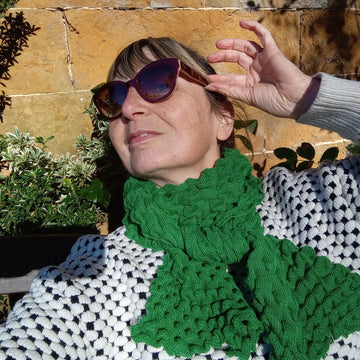 Origami Scarf Punchcard