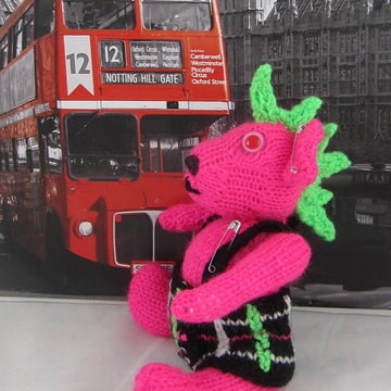 Punk Rocker Teddy Bear Toy