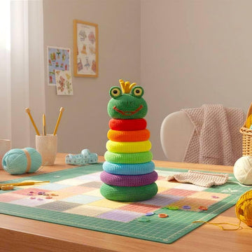 Stacking rings Rainbow Frog