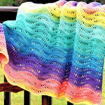 Mandala Waves Baby Blanket