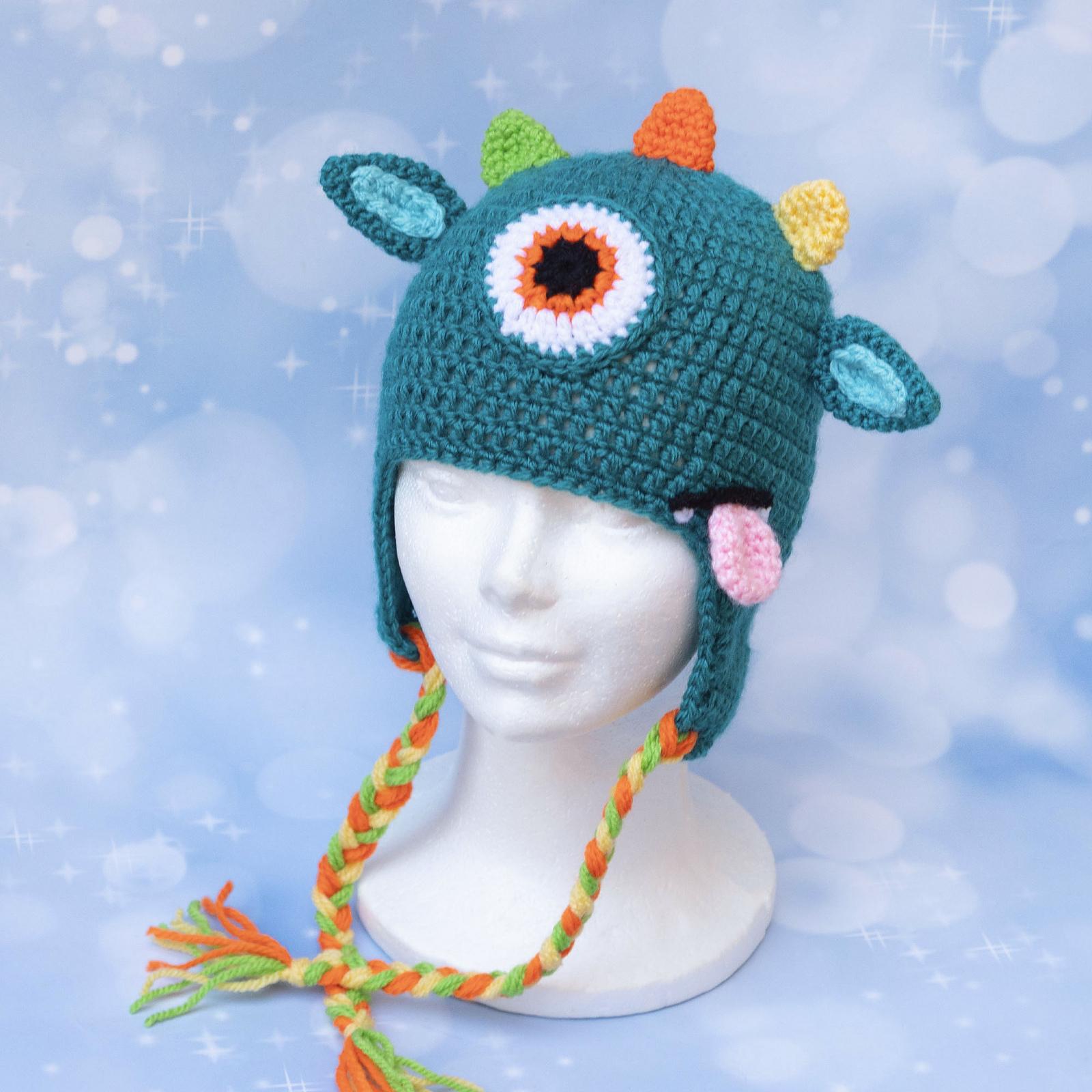 Blue monster hat