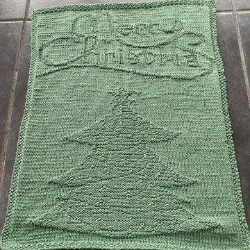 Nr. 373 17. Tree Merry Christmas guest towel