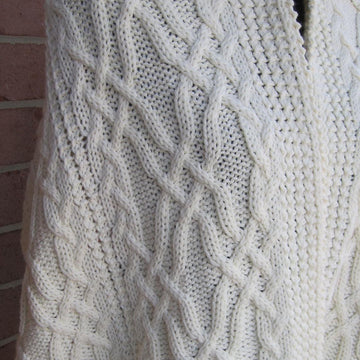 North Bay Cabled Shawl