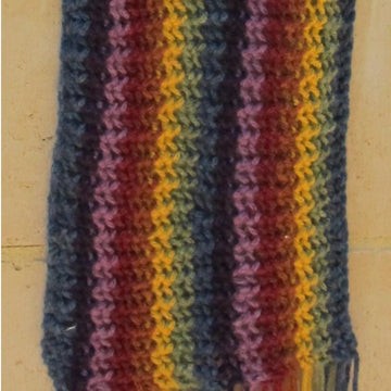 Striped Alpaca Scarf