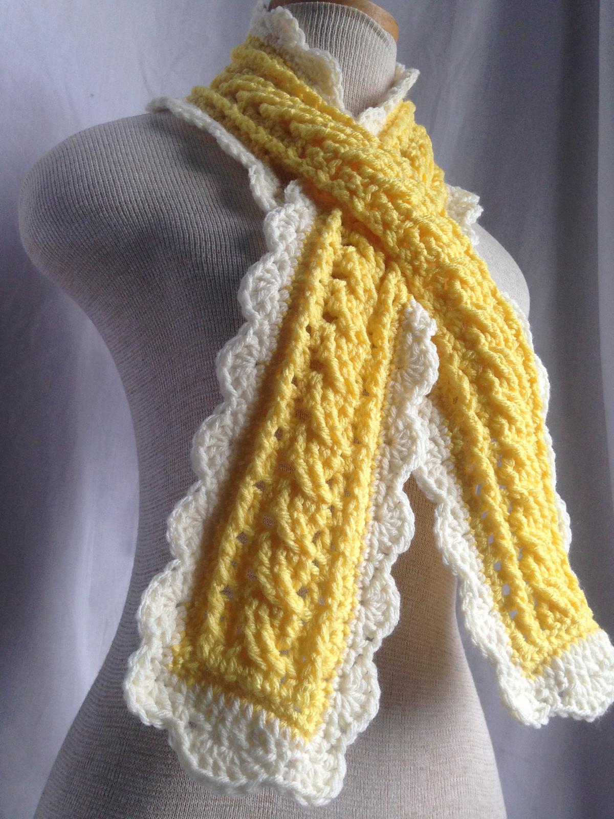 Sunshine Charlotte Scarf CAL 2016