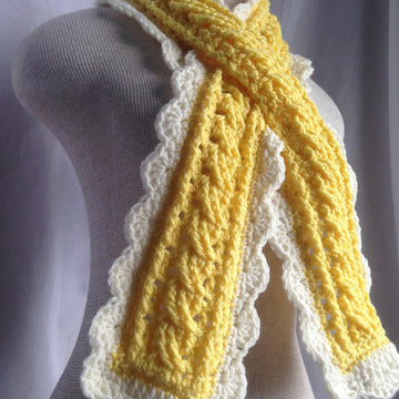 Sunshine Charlotte Scarf CAL 2016