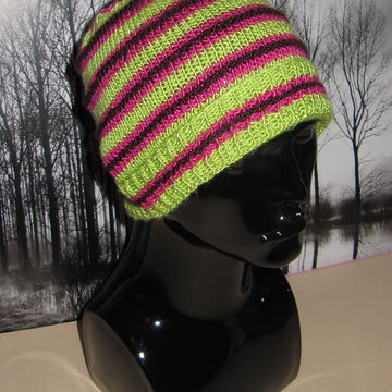 Funky Stripe Beanie