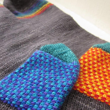 Rainbow Pipes and Linen Stitch Socks