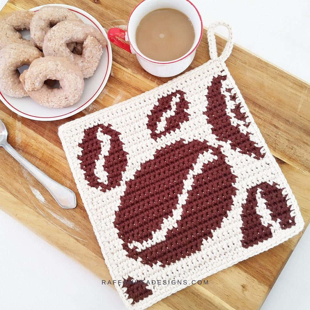 Coffee Beans Potholder