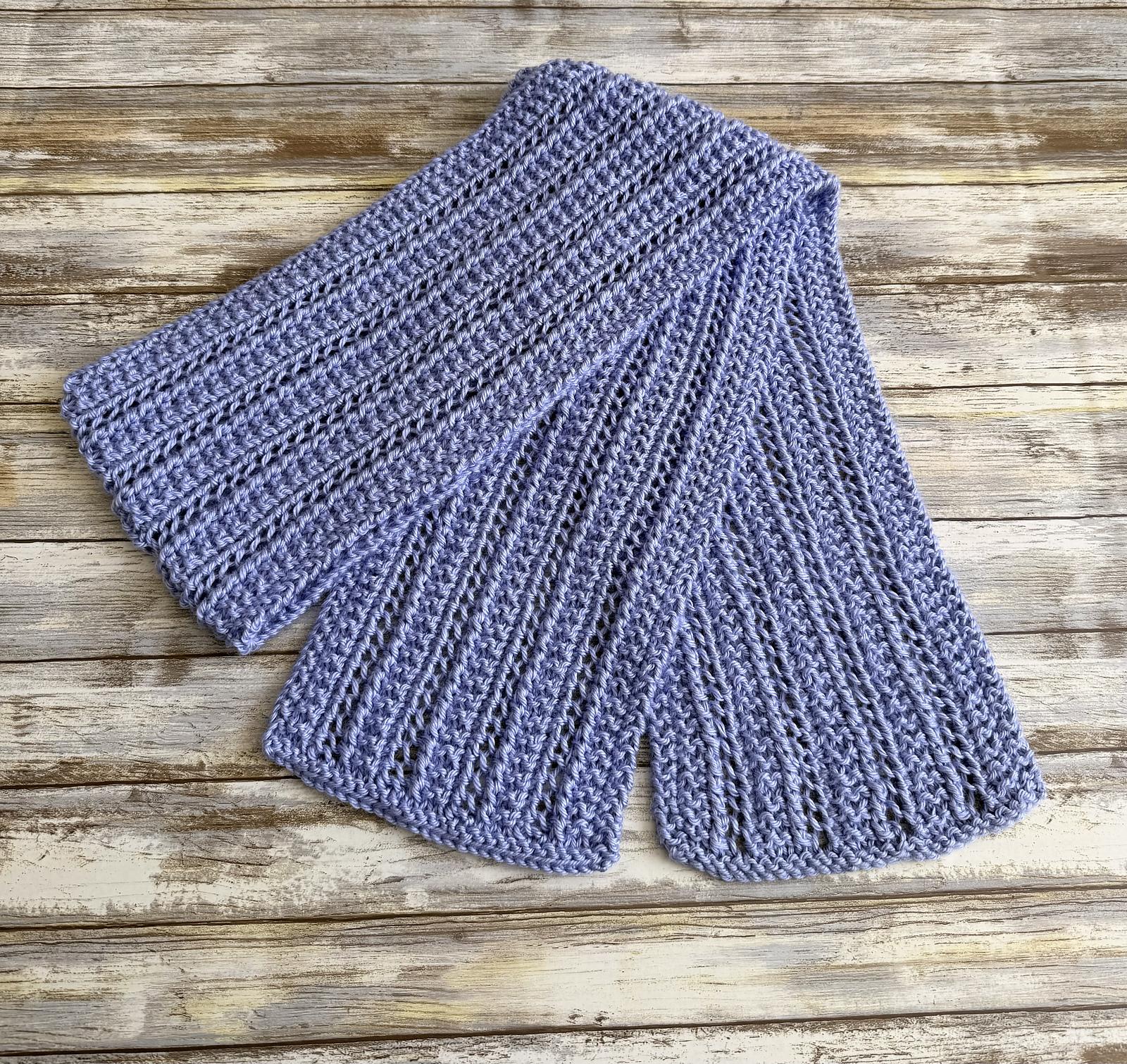 Travel in Time Eyelet Scarf