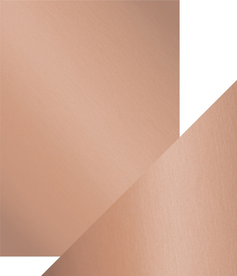 Tonic Studios Craft Perfect Mirror Cardstock 92lb 8.5"X11" 5/Pkg - Burnished Rose