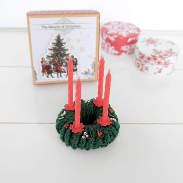 Häkelanleitung – Adventskranz "to go" - No.121