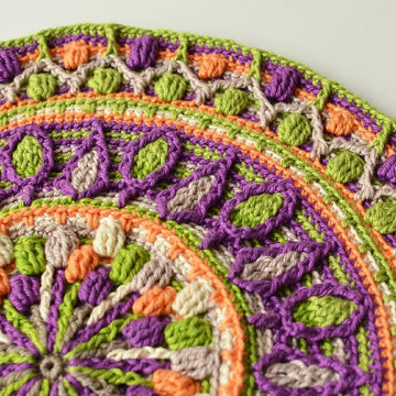 Dandelion Mandala Overlay Crochet