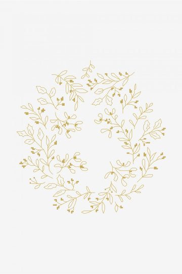 DMC Christmas Wreath - PAT1443 - Downloadable PDF