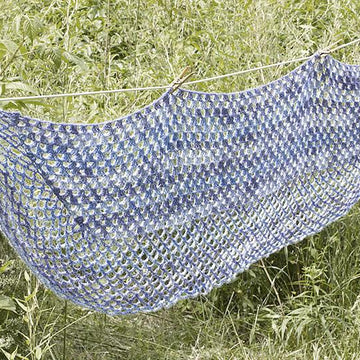 Easy Lace Shawl in a Ball