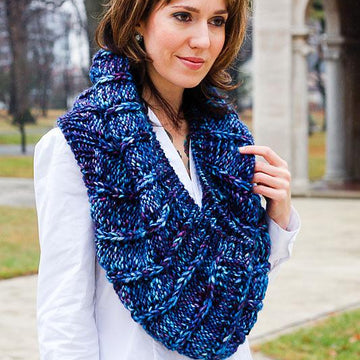 Baroque Violet Cowl