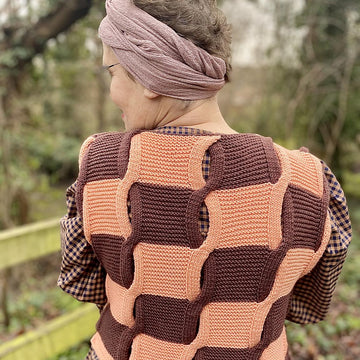 Patchwork Cable Vest