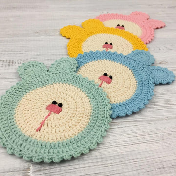 Spring Bunny Coasters