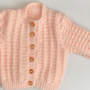 Little Loops Crew Neck Baby Cardigan