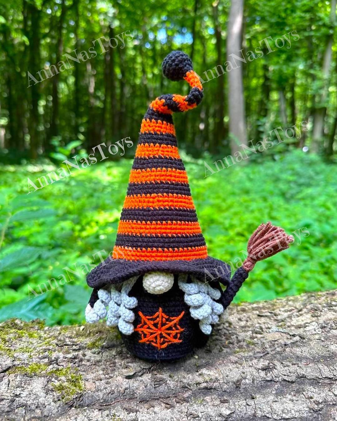 Halloween Witch with Broom