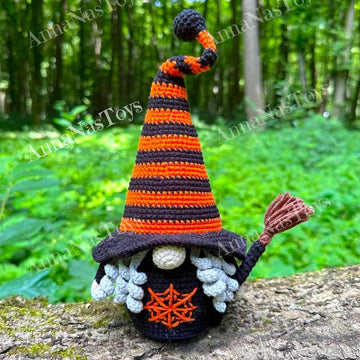 Halloween Witch with Broom